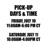 PICKUP DAYS & TIMES