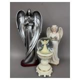 ANGEL FIGURINES & SANKYO MUSIC GLOBE