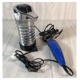 CONAIR SHAVING CREAM WARMER AND ELECTRIC SHAVER