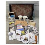 JACKPOT LOT!  COLLECTIBLES MUGS SERVING TRAY