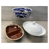CERAMIC SERVING DISHES PIER ONE