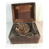 VINTAGE SONORA WOOD CABINET RECORD PLAYER