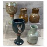 HAND CRAFTED STUDIO ART POTTERY JOYE