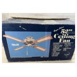 VINTAGE 84 LUMBER HUGGER DELUXE CEILING FAN NOS