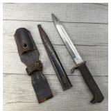 GERMAN WW2 MAUSER DRESS BAYONET W SCABBARD