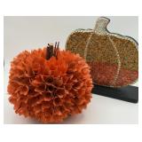 DECORATIVE PUMPKINS FALL HALLOWEEN DECOR