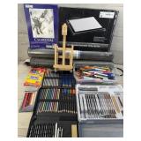 ARTIST SUPPLIES DRAWING PENCILS MARKERS LIGHT BOX