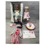 VINTAGE DOLLS MARIONETTE MICKEY MOUSE CLOCK