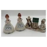 ENESCO PRAYER LADY HILLBILLY MA & PA SALT PEPPER