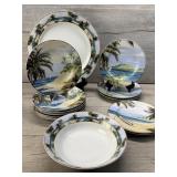 PLANTATION HOME BY SAKURA STONEWARE DINNERWARE