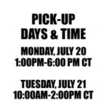 PICK UP DAYS & TIMES