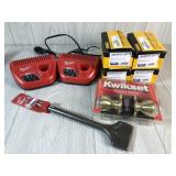 MILWAUKEE M12 CHARGERS SLEDGE DEWALT HARDWARE