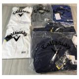 CALLAWAY GOLF WOMENS MENS PULLOVER POLOS
