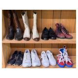 ATHLETIC SHOES & BOOTS ASST SIZES