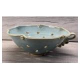 POTTERY COLANDER HANDCRAFTED BEAUTIFUL!