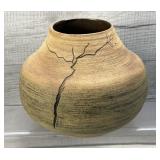 VINTAGE HAND CRAFTED POTTERY VASE