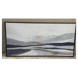 FAR AWAY LAND I FRAMED CANVAS WALL ART BY EVA WATS