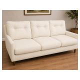3 SEATER UPHOLSTERED SOFA W BACK TUFTING