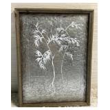 UTTERMOST ROOT STUDY WOOD FRAMED TIN METAL