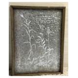 UTTERMOST ROOT STUDY WOOD FRAMED TIN METAL
