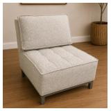 MODULAR LOUNGE CHAIR W REMOVEABLE BACK CUSHION