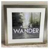 WANDER FOREST PRINT FRAMED WALL ART