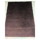 BLACK AREA RUG 5'X7'