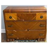 1930s ART DECO WATERFALL DRESSER