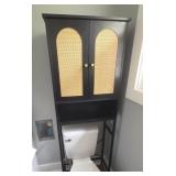 WOODEN FREE STANDING COMMODE CABINET