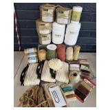 ASSORTED JUTE TWINE & BRAIDING CORD MACRAME
