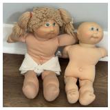 VINTAGE CABBAGE PATCH KIDS PIGTAILS & BALD BABY