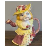 VINTAGE MISS PIGGY TEAPOT JAPAN SIGMA TASTESETTER