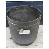 2 LARGE PLASTIC PLANTER POTS