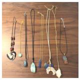 ASSORTED ARTISAN GEMSTONE JEWELRY NECKLACES