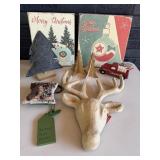 CHRISTMAS DECOR LONGABERGER PAPER MACHE