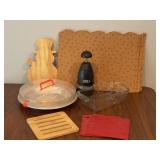 CORK MATS BAMBOO SILICONE TRIVETS POWER CHOPPER XL