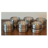 IKEA STAINLESS MAGNETIC SPICE TINS SET OF 12