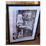 VINTAGE DOLLY PARTON FRAMED POSTER