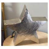 HAMMERED METAL DECORATIVE STAR ~14'