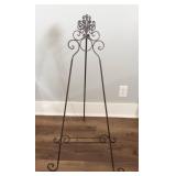ORNATE METAL DISPLAY EASEL