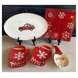 CERAMIC SERVING PLATTERS SPOON REST