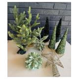CHRISTMAS DECOR TREES MISTLETOE STAR