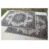 NICOLE MILLER PATIO RUGS x 2