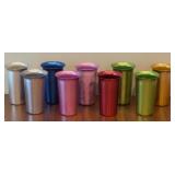 VINTAGE ZEPHYR WARE MCM ANODIZED ALUMINUM TUMBLERS