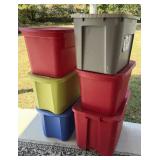 PLASTIC STORAGE TOTES STERILITE HOMZ