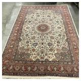 Hand-Knotted Persian Tabriz Carpet