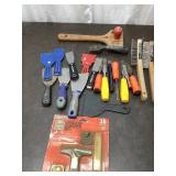 Chisels, Scrapers and Wire Brushes