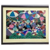 Print of Chinese Farmer Painting