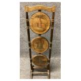 Bicentennial Colonial America Folding Pie Stand
