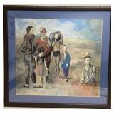 Family of Saltimbanques Framed Artwork